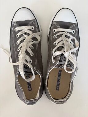 Converse Chuck Taylor All Star Grey Canvas Low Top Sneakers Women’s 7